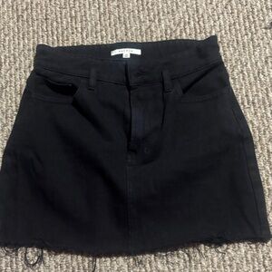 Madewell Women's Black Mini Skirt